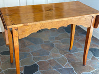 18th C. Maple Drop-Side Console Table