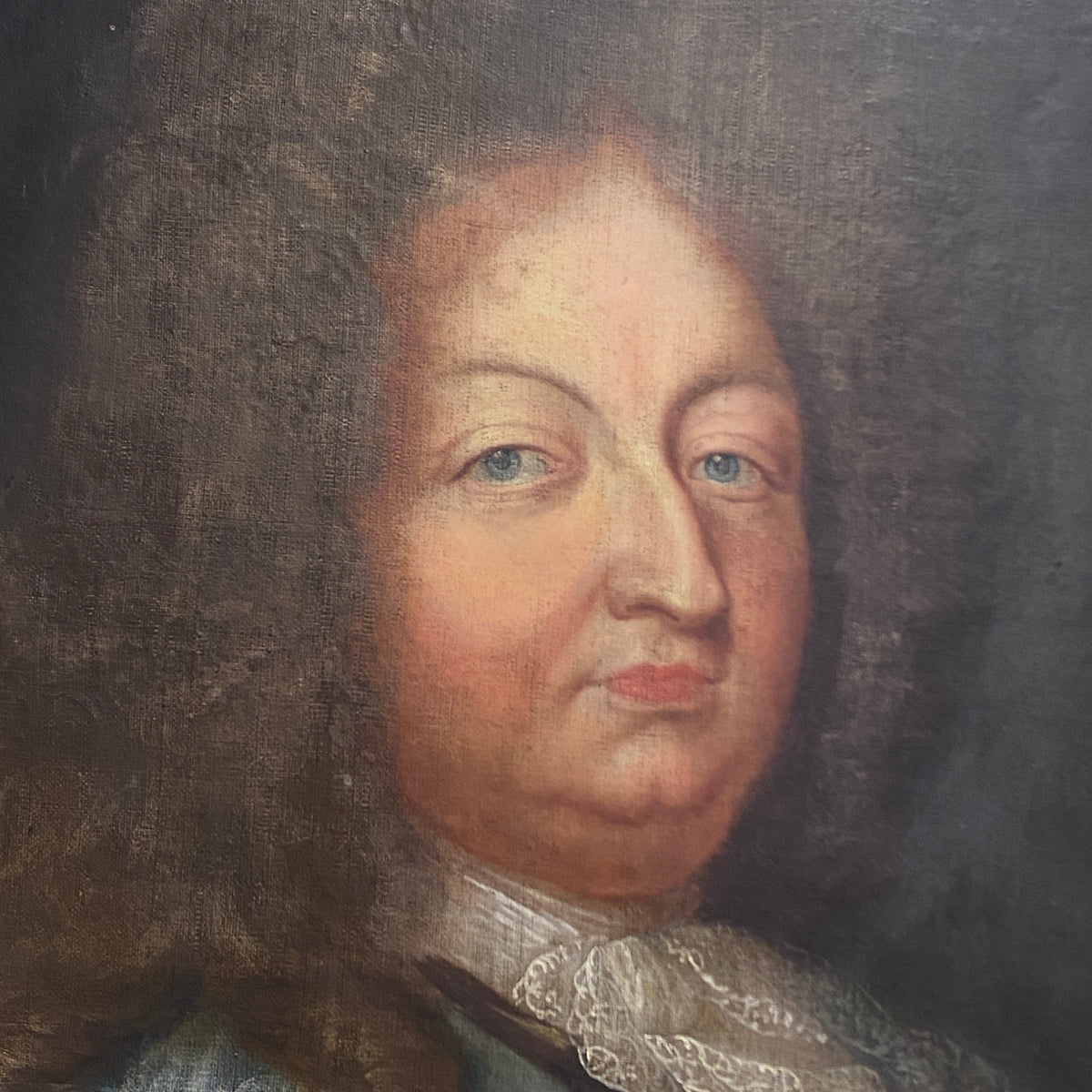 French School Portrait of Louis XIV after Hyacinthe Rigaud, ca. 1750