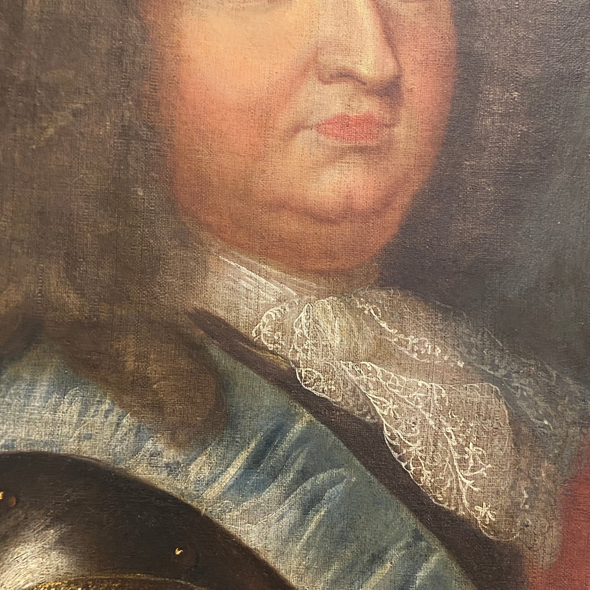 French School Portrait of Louis XIV after Hyacinthe Rigaud, ca. 1750