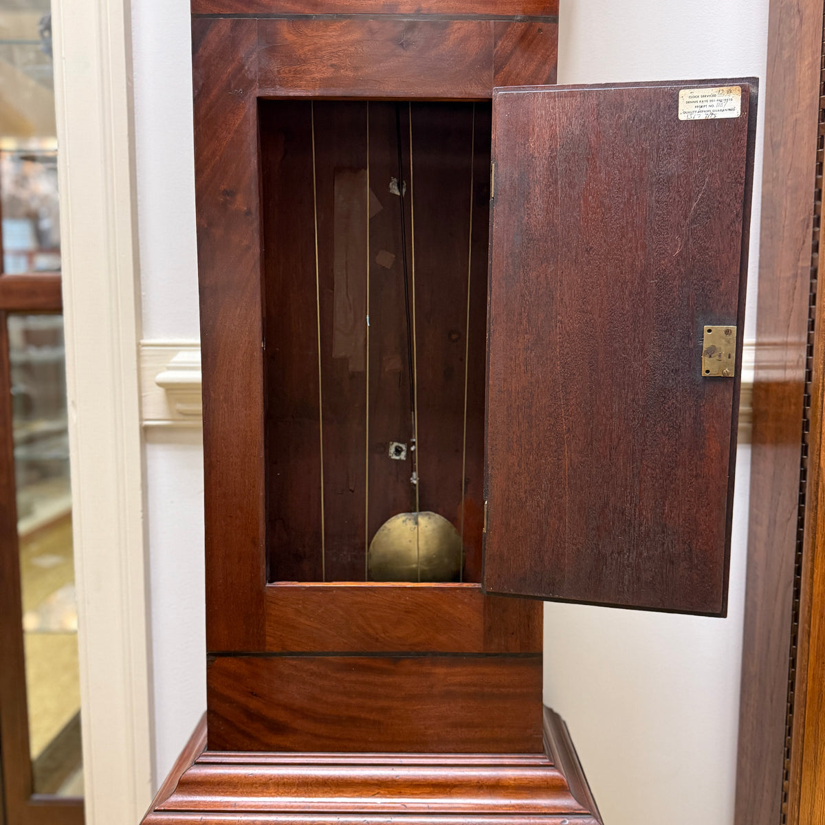 1812 Walker & Hughes Grandfather Clock & Calendar
