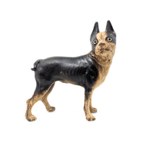 Vintage Hubley Cast Iron Boston Terrier Doorstop