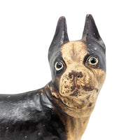 Vintage Hubley Cast Iron Boston Terrier Doorstop