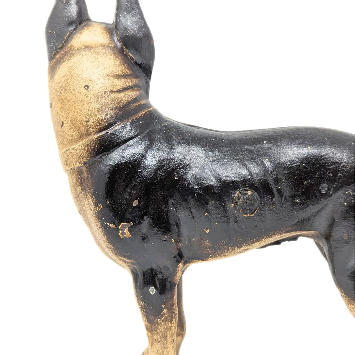 Vintage Hubley Cast Iron Boston Terrier Doorstop