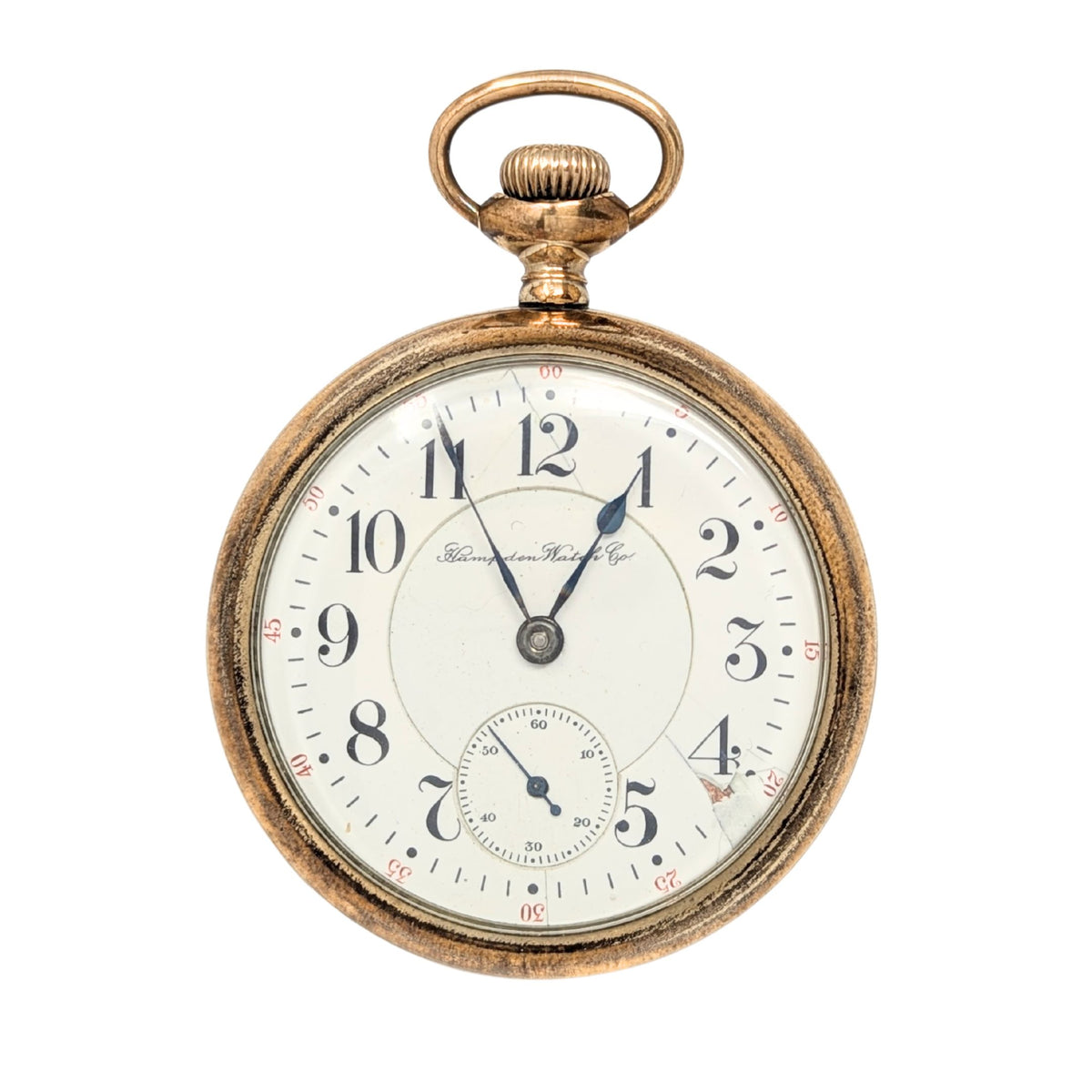 Hampden North American Railway Model-3 18s 21j GF Pocket Watch