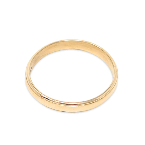 ArtCarved 14K Gold 3.3mm Men’s Wedding Band - Size 11