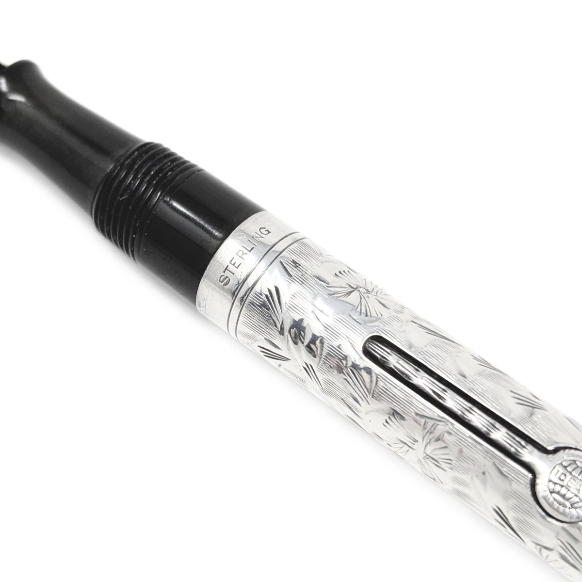 Waterman Ideal Sterling Silver Ladies Fountain Pen, No Cap