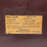 Crosley D-25MN 1950’s Dashboard Clock Radio