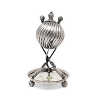 WMF Antique Military Theme Silverplate Cigarette or Cigar Bar/Table Lighter