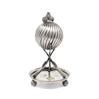 WMF Antique Military Theme Silverplate Cigarette or Cigar Bar/Table Lighter