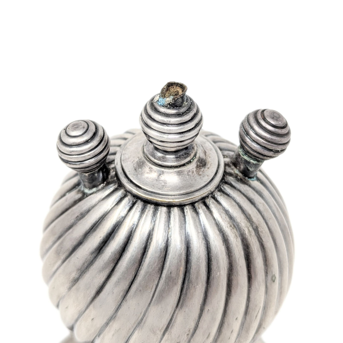 WMF Antique Military Theme Silverplate Cigarette or Cigar Bar/Table Lighter