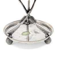 WMF Antique Military Theme Silverplate Cigarette or Cigar Bar/Table Lighter