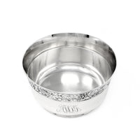 Gorham 1898 Sterling Silver Zodiac Baby Bowl, Script Monogramed "AWH"