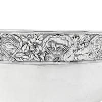 Gorham 1898 Sterling Silver Zodiac Baby Bowl, Script Monogramed "AWH"