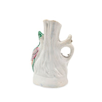 Staffordshire Antique Exotic Bird & Nest Spill Vase