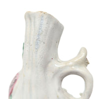 Staffordshire Antique Exotic Bird & Nest Spill Vase