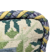 William Morris Style Needlepoint "Woodland Hare" Throw Pillow