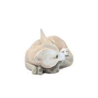 Lladro Fox & Cub Figurine