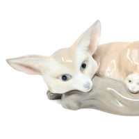 Lladro Fox & Cub Figurine