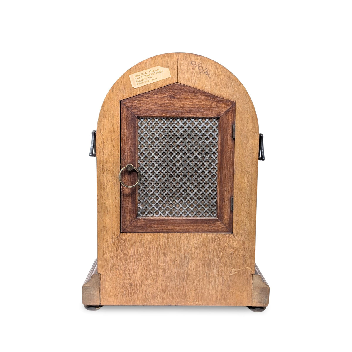 German Antique Edwardian Inlaid Quartz Mantle Clock