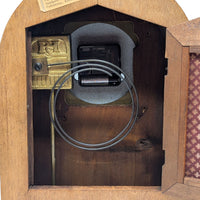 German Antique Edwardian Inlaid Quartz Mantle Clock