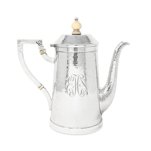 Marshall Field & Co. "Colonial" Sterling Hammered Petite Coffee Service (5pcs)