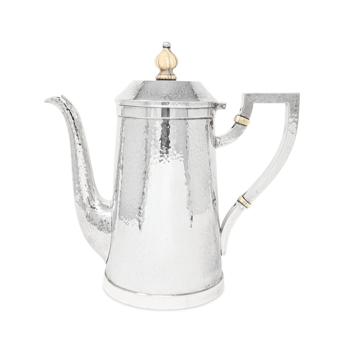 Marshall Field & Co. "Colonial" Sterling Hammered Petite Coffee Service (5pcs)