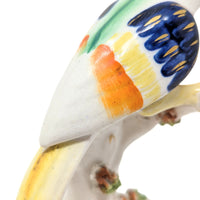 Antique Staffordshire Parrot Quill Holder/ Figurine