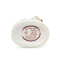 Antique Staffordshire Parrot Quill Holder/ Figurine