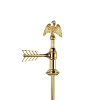 Baldwin Brass Triple French Horn Bouillotte Lamp