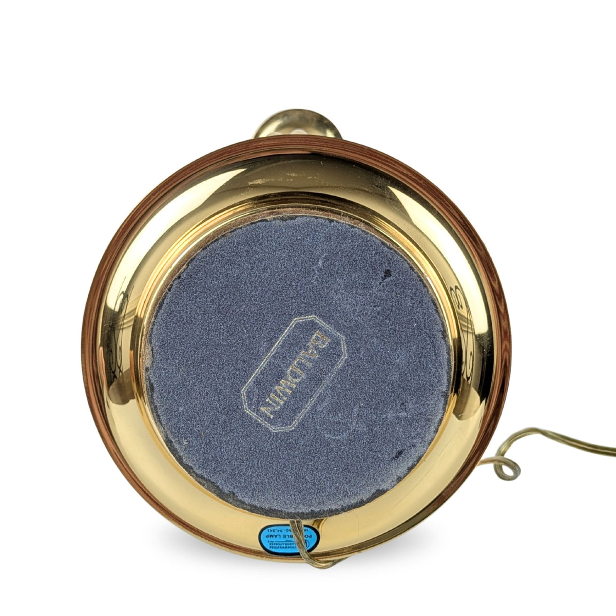 Baldwin Brass Triple French Horn Bouillotte Lamp