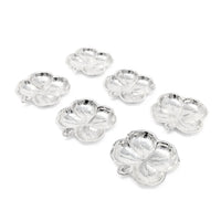 Cartier Sterling 2.7" Four Leaf Clover Individual Ashtrays/ Nut Dishes (6)