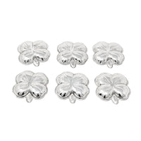 Cartier Sterling 2.7" Four Leaf Clover Individual Ashtrays/ Nut Dishes (6)