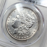 1899 PCGS AU58 Bright White Morgan Dollar