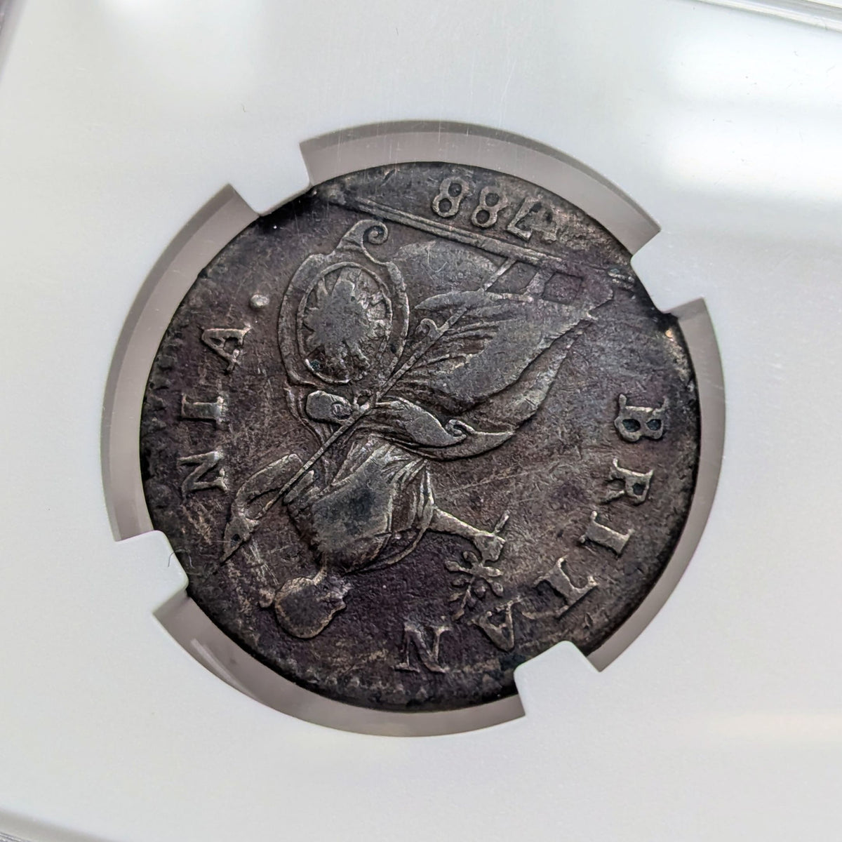 1788 Machin’s Mills NGC XF Details Half Penny