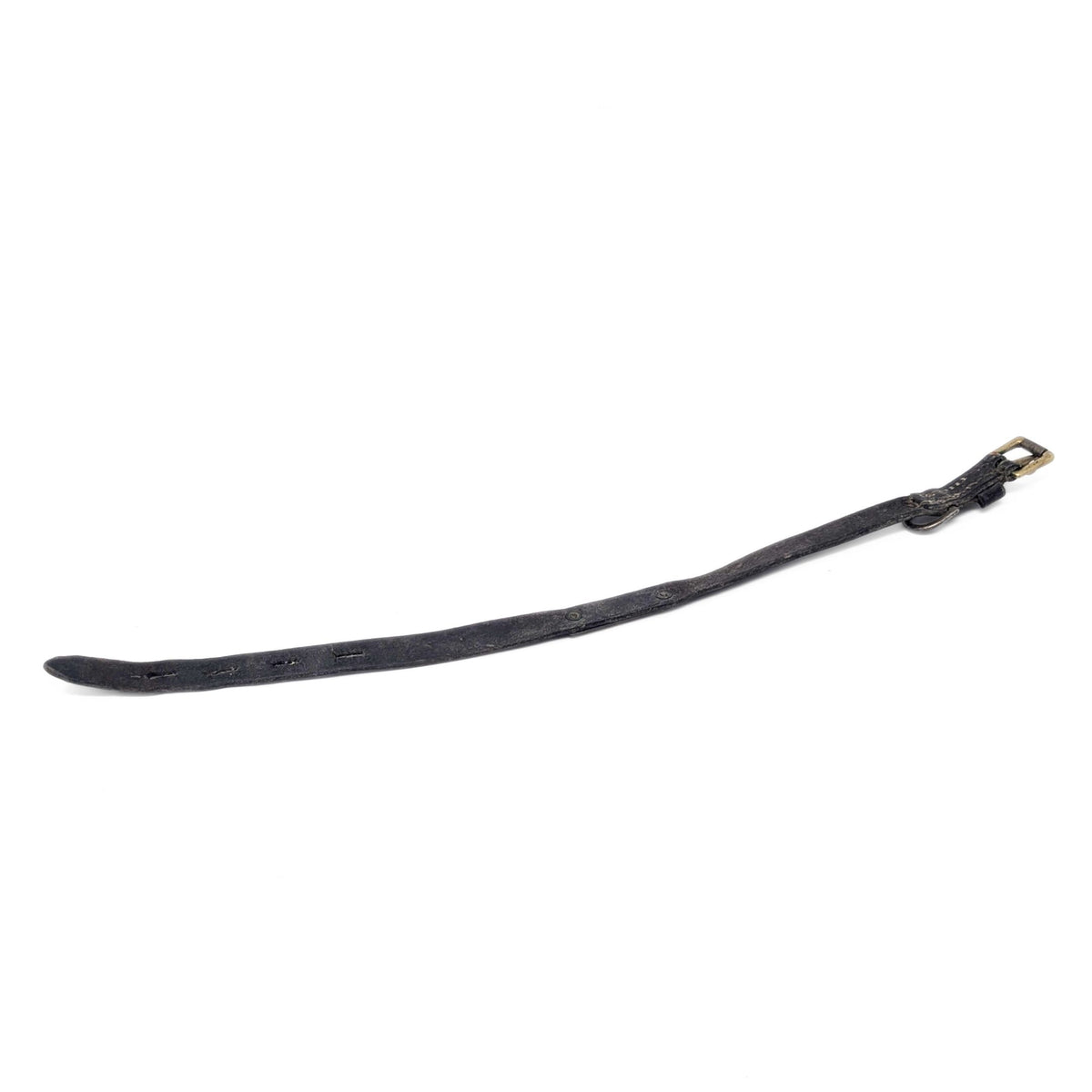 Antique Williamsville Virginia Leather Dog Collar w/ Name Plate