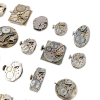 Lot of 24 Antique & Vintage Watch Movements (Untested)