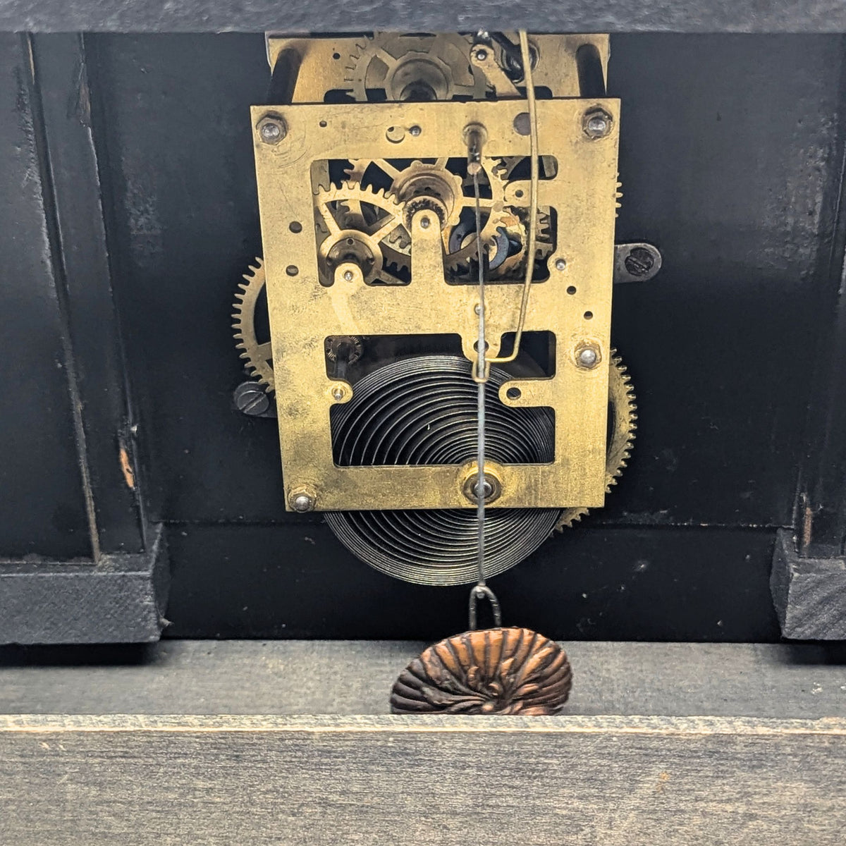 Sessions Fully Restored Regency 31-Day Time-Only Mantel Clock