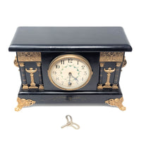 Sessions Fully Restored Regency 31-Day Time-Only Mantel Clock