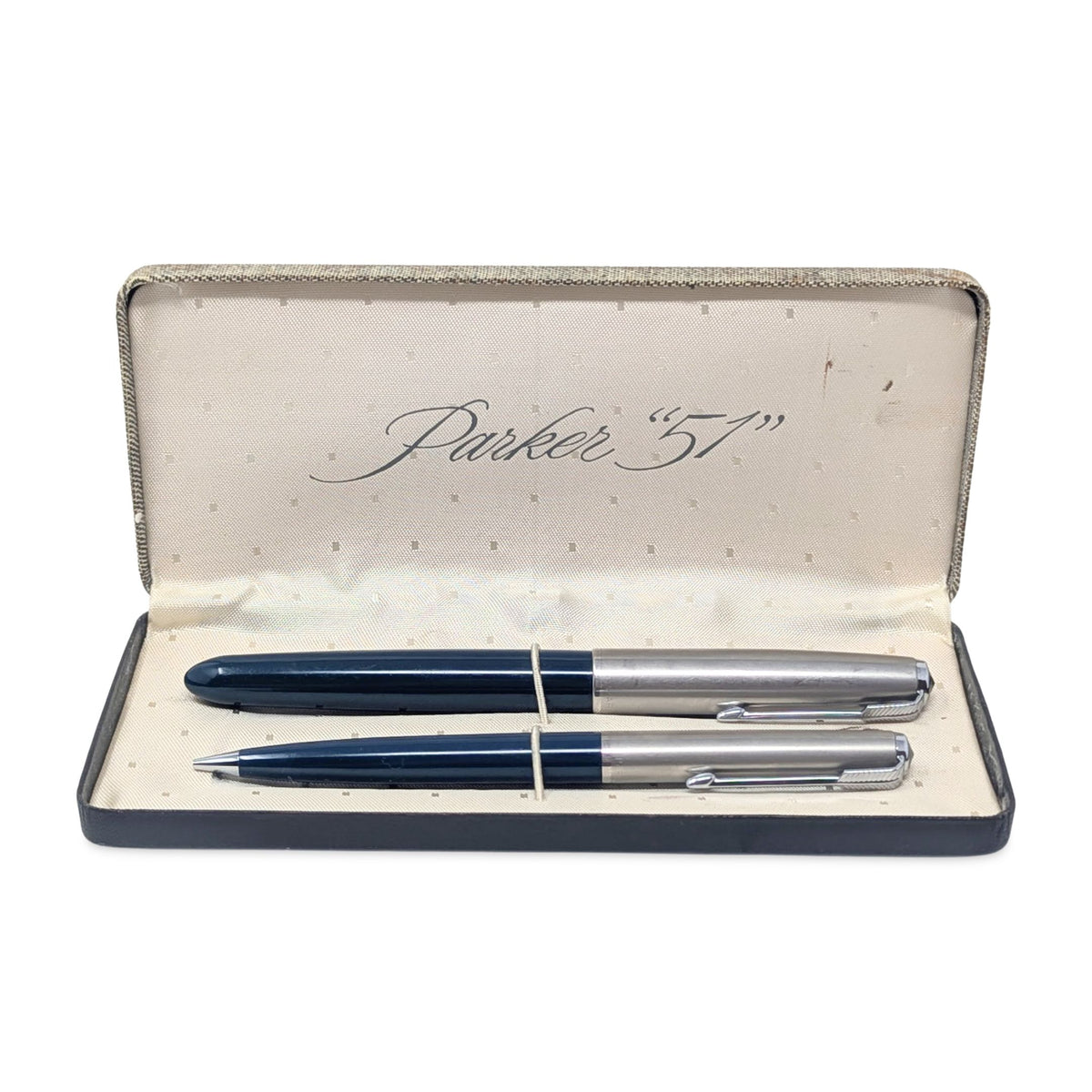 Parker "51" Aerometric Fountain Pen & Pencil Set With Case