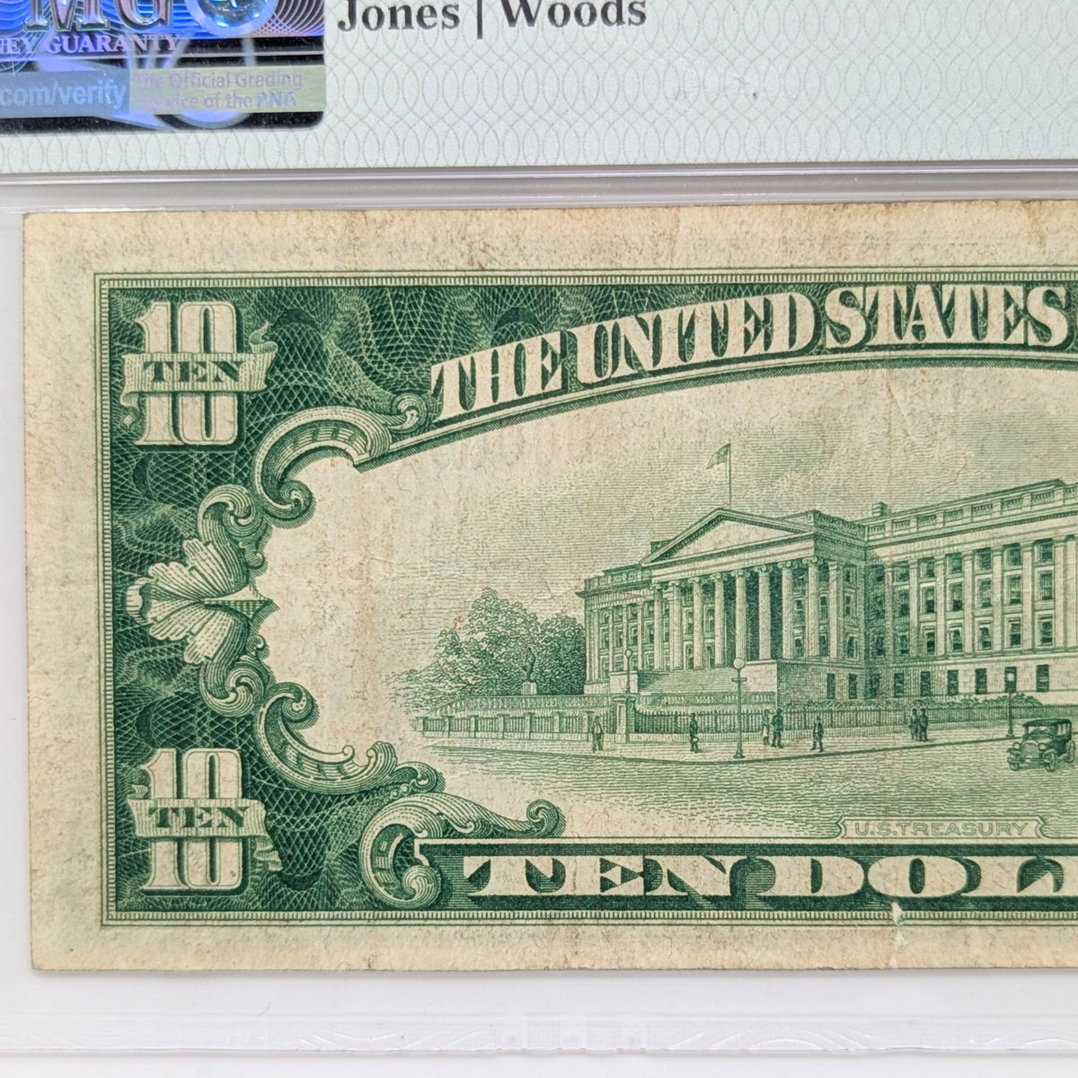 1929 Ty1 $10 PMG VF30 First National Bank of Onancock Virginia Note