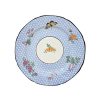 Mottahedeh Charleston Blue "Cornelia" Salad Plates & Bread/Butter Plates (8pcs)