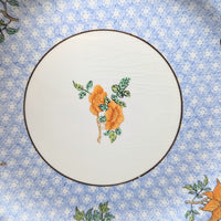 Mottahedeh Charleston Blue "Cornelia" Salad Plates & Bread/Butter Plates (8pcs)