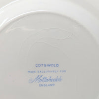 Mottahedeh Charleston Blue "Cornelia" Salad Plates & Bread/Butter Plates (8pcs)