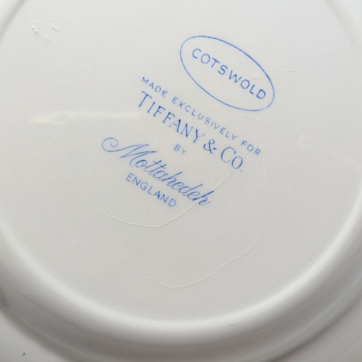 Mottahedeh Charleston Blue "Cornelia" Salad Plates & Bread/Butter Plates (8pcs)