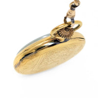 Arnex 1950’s Incabloc 17j Gold Plated Pocket Watch & Chain (Running)