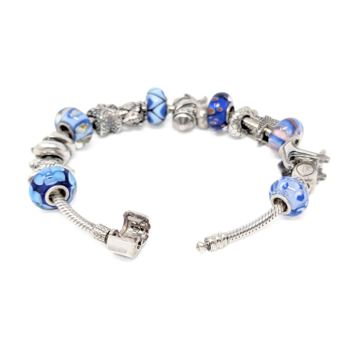 Chamilia Sterling Silver Nautical Sea Life Bead/Charm Bracelet