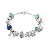 Chamilia Sterling Silver Animal & Bug Theme Bead/Charm Bracelet