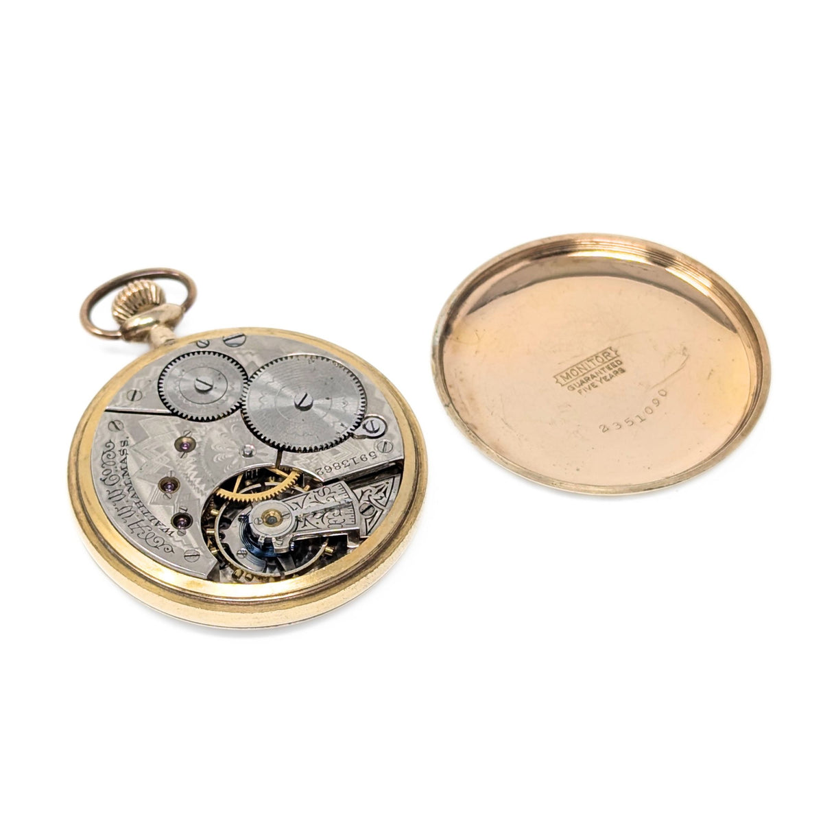 American Waltham Grade-24 1888 16s 11j Gold Filled Pocket Watch (Running)