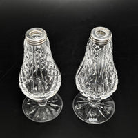 Waterford Crystal Tall Salt & Pepper Shakers, Old Hallmark