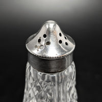 Waterford Crystal Tall Salt & Pepper Shakers, Old Hallmark